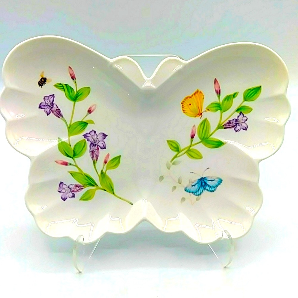 Lenox Butterfly Meadows Butterfly Shaped Serving Dish for hors d'oeuvres